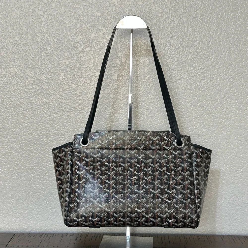 Goyard Rouette Souple Bag PM Noir Women Shoulder Crossbody Bag Good Condition - Picture 4 of 16